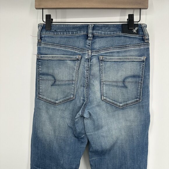 American Eagle Women's‎ High Rise Jegging Size 4 Long - Picture 6 of 6